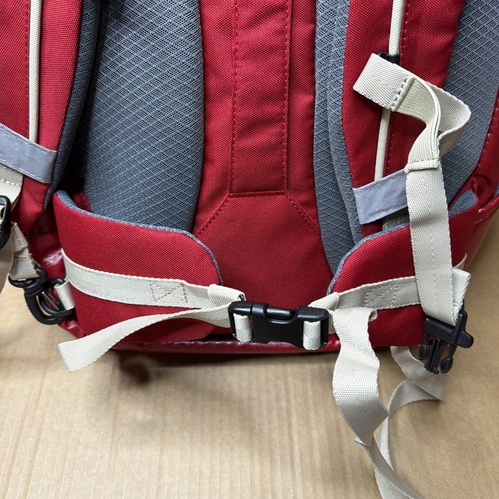 Embark 35L (9.2 Gal) Excursion Backpack - Red Expansion Travel Backpack - Picture 7 of 9